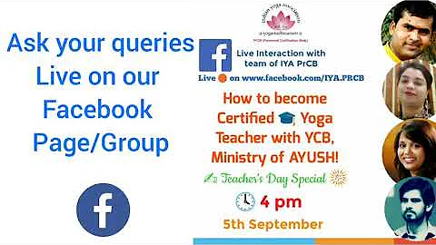 How to become #YCB Ministry of #AYUSH Certified #Yoga Teacher