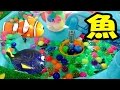 【ＵＦＯキャッチャー】魚すくい！大漁に取れすぎてワロタ！