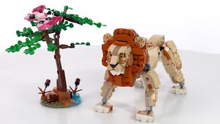 LEGO Creator 3-in-1 Wild Safari Animals 31150: Lion review! (B model) Not good, but GREAT