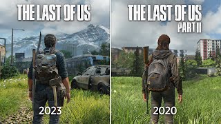 The Last of Us Part I vs The Last of Us Part II  Physics and Details Comparison