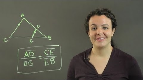 The Side-Splitting Proportionality Theorem of Triangles : Conversions & Other Math Tips