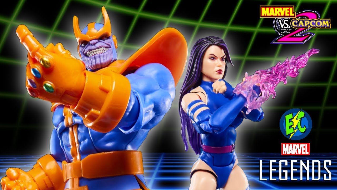 Marvel Legends | PSYLOCKE vs THANOS | Gamerverse Marvel vs Capcom