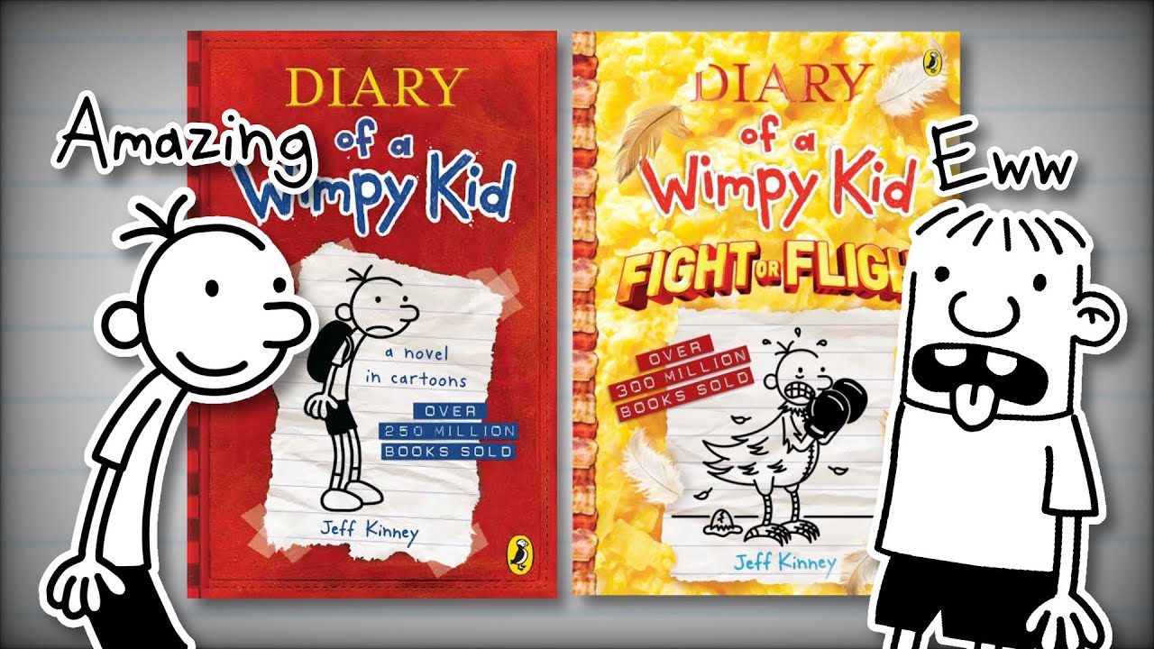 An Evolution of the Wimpy Kid Book Covers (Do they suck now?)
