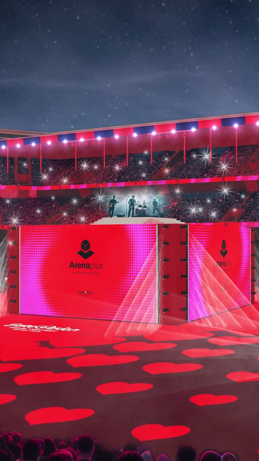 Eurovision is taking over Switzerland's largest football stadium! ??