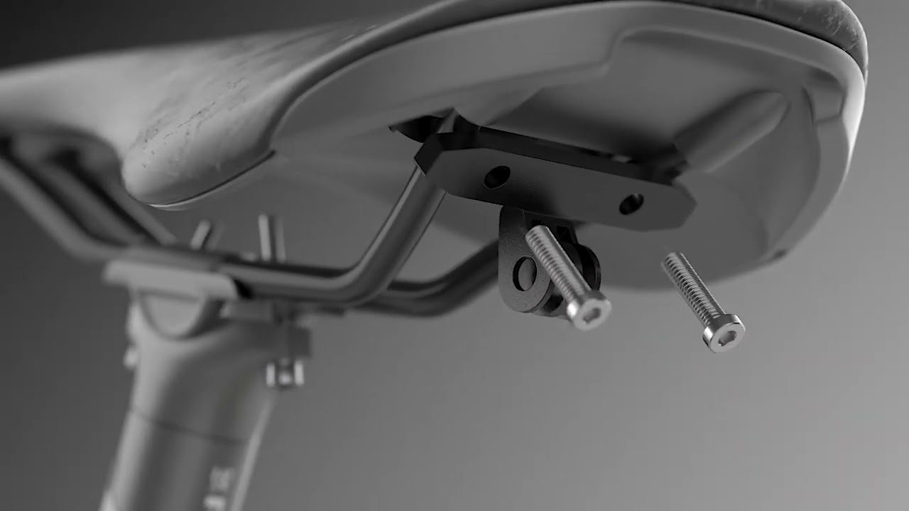 AKY-710S 自転車専用サドル下に取り付けマウント簡単取付
