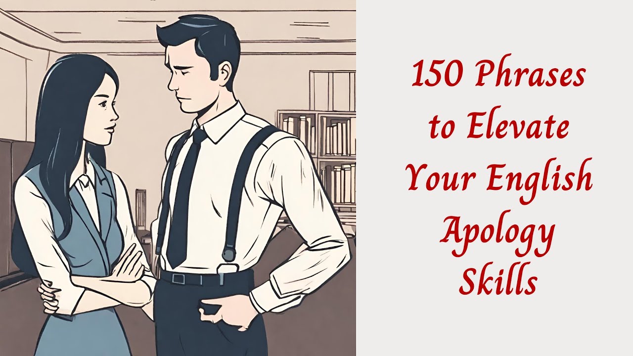 【13】Skillful Apologies: 150 Phrases to Elevate Your English Apology Skills