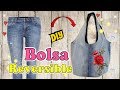 Bolso Reversible con  Jeans Reciclado - Tutorial Costura Fácil  DIY
