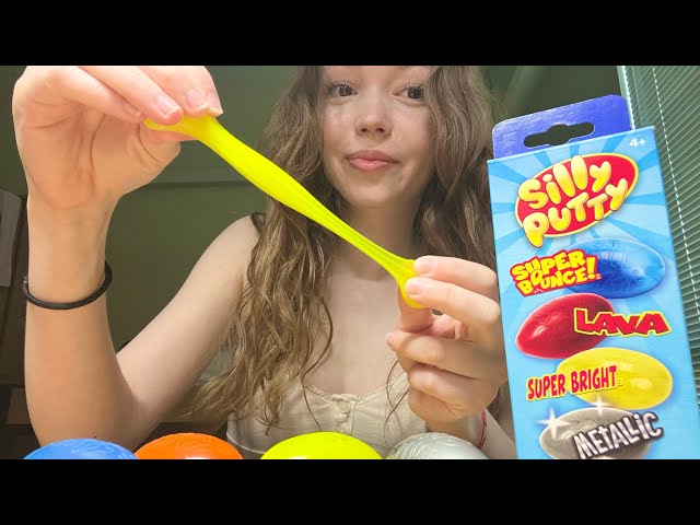 ASMR- Unboxing new kinds of Silly Putty!🌀🥳