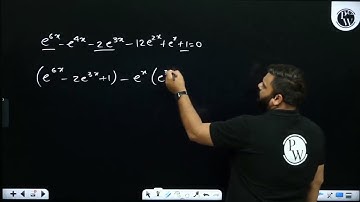 The number of real roots of the equation \(e^{6 x}-e^{4 x}-2 e^{3 x}-12 e^{2 x}+e^x+1=0\) is:&nbs...