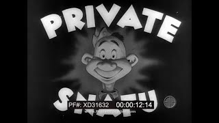 ' TARGET SNAFU '  1944 WARNER BROS. WWII ANTIMALARIA AWARENESS CARTOON   DIR. FRANK TASHLIN XD31632