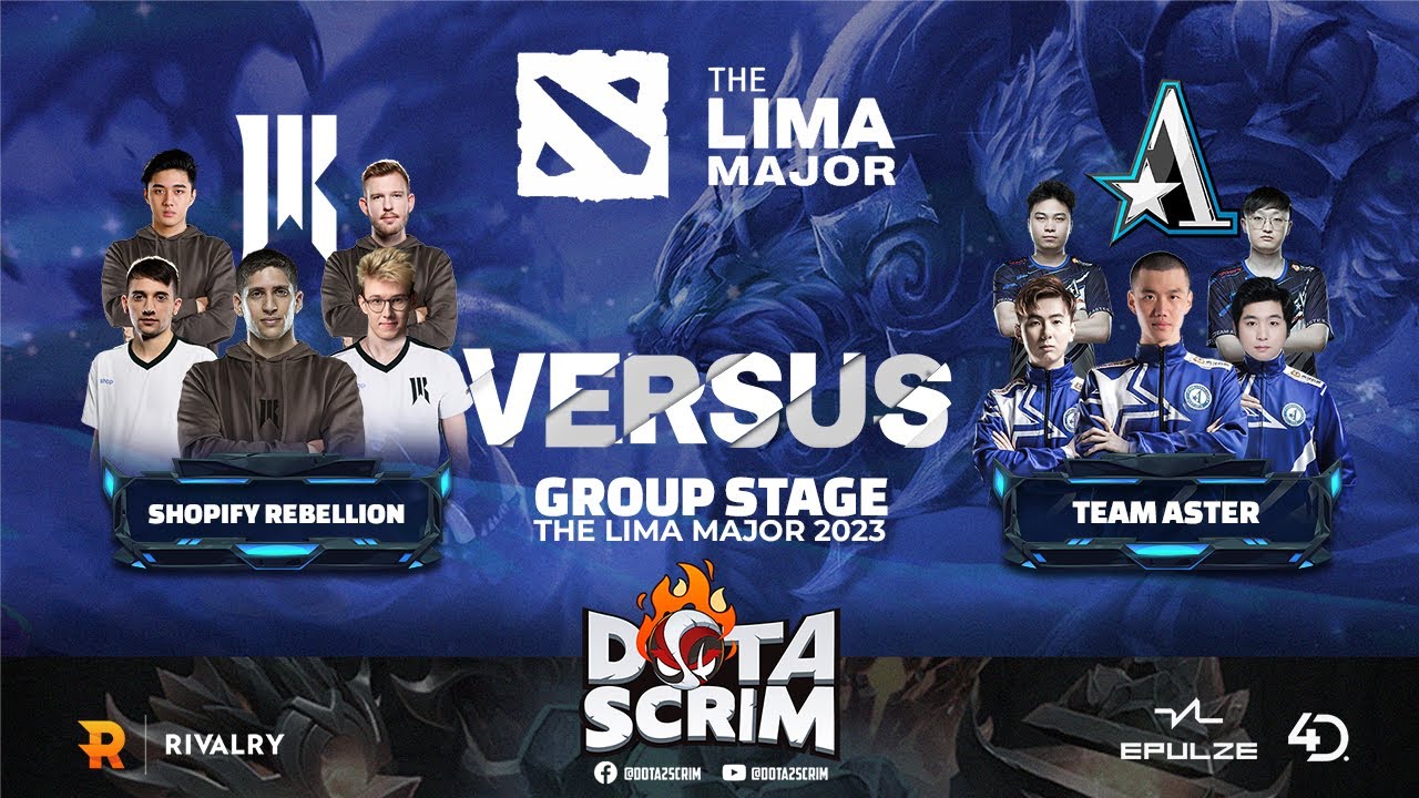 Shopify Rebellion vs Team Aster - Lima Major 2023 - Group Stage - Game Highlights - BO2
