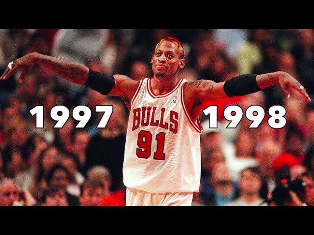 Chicago Bulls DENNIS RODMAN Green Hair : 1996 SLU : NAIA SE