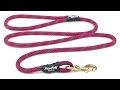Flowfold Trailmate - 5’ Reclaimed climbing rope dog leash - Made in USA