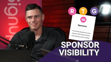 Sponsor Visibility