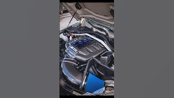 CRAZY Induction Noise E92 M3 Glass Carbon Fiber Intake Plenum 8600 RPM V8 Sound