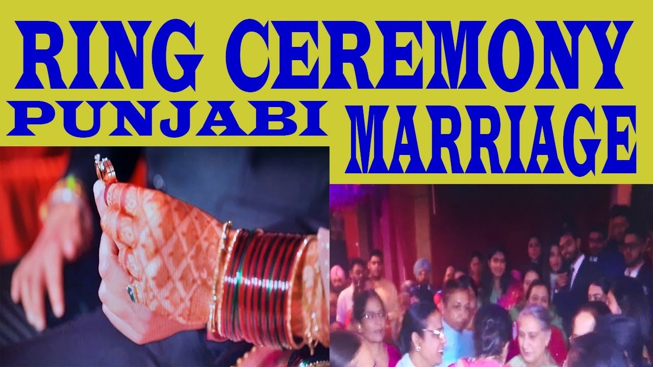 BEST PUNJABI MARRIAGE RING CEREMONY SHAGUN MARRIAGE RITUALS