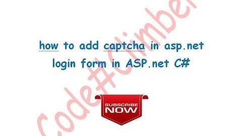 how to add captcha in user registration form in asp.net  C#