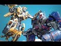 Transformers the last knight optimus prime vs bumblebee
