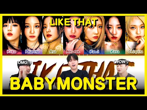 BABYMONSTER - ‘LIKE THAT’  [KOREAN  REACTION] !! 😱😭