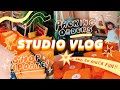 STUDIO VLOG 02⁕ : packing lots of orders for my small business!!
