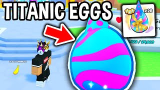 How You Can Get FREE TITANIC PETS Using These EGGS in Roblox Pet Simulator 99..