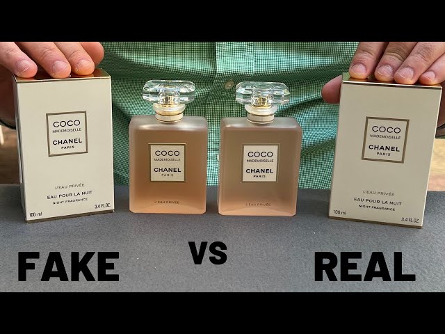 Fake vs Real Chanel Coco Mademoiselle L'Eau Privée EDP Perfume 100 ml 