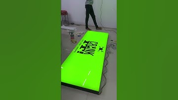 Acrylic Glow sign Boards manufacturers in India #signage # sign