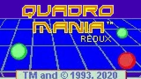 Quadromania Redux for the Atari Lynx promo