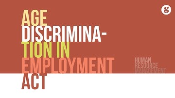 Age Discrimination in Employment Act