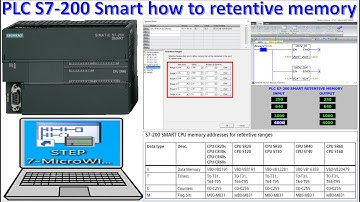 PLC S7-200 Smart retentive memory
