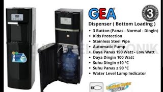 Review Jujur WAJIB NONTON sebelum beli Dispenser Galon Bawah GEA HALLEY kompresor air dingin 1.7 Jt