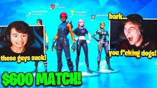 CLIX *MOST TOXIC* Wager EVER! BUGHA *EMBARRASES* PROS in 1v4! (Fortnite)