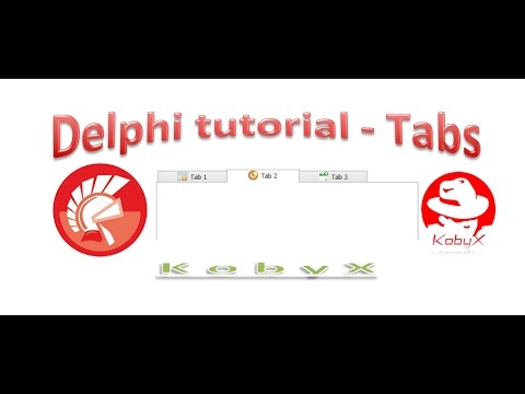 Tabbed interface - Delphi tutorial