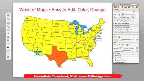 Editable, PowerPoint, Royalty Free, Clip Art Maps for Presentations • BJDesign.com