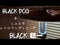 【シャスタ レトロランプシェード】 シンプルにBLACKで統一