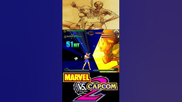 Ryu Sakura Spider Man Combo Marvel vs Capcom 2#retrogaming