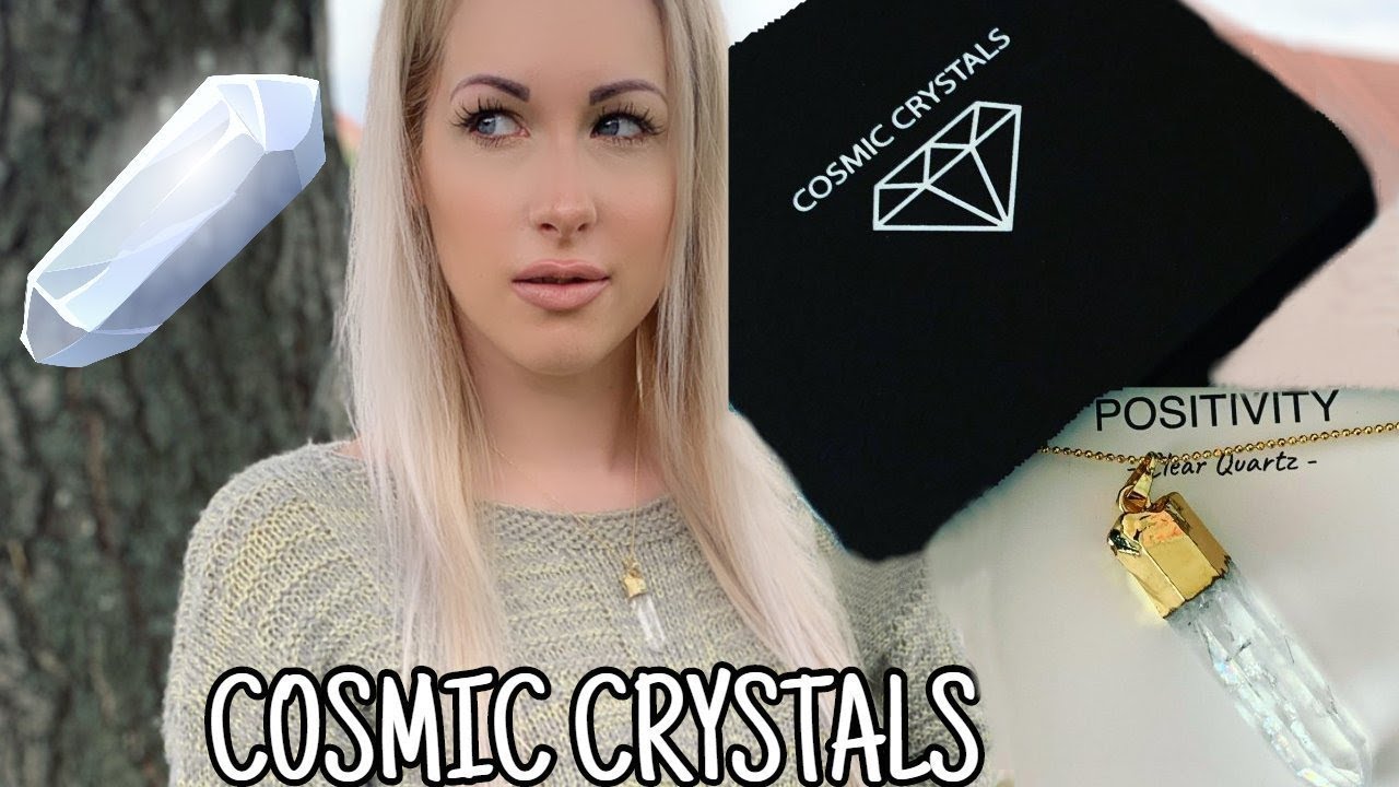 COSMIC CRYSTALS 💎 Clear Quartz Raw Positivity Necklace Review - YouTube