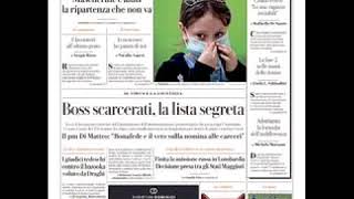 Le prime pagine dei giornali 6 maggio 2020