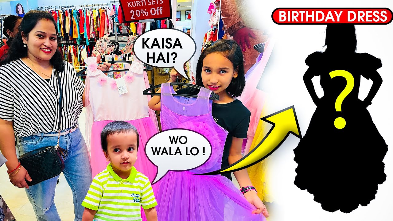 Pari Didi ka Birthday's Dress Shopping Try -2  