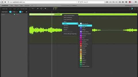 Audiotool - Working with Audio Clips and Loops