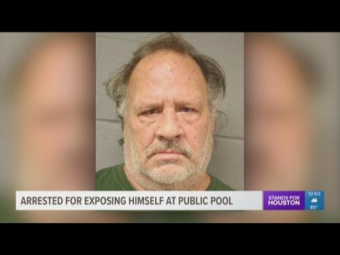 Man arrested after exposing himself in community pool - YouTube