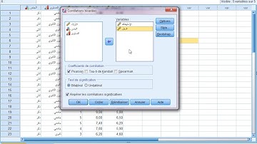 معامل الإرتباط بيرسون(spss v24)
