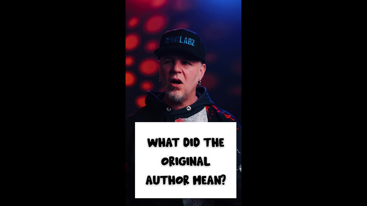 What Did The OG Author Mean?