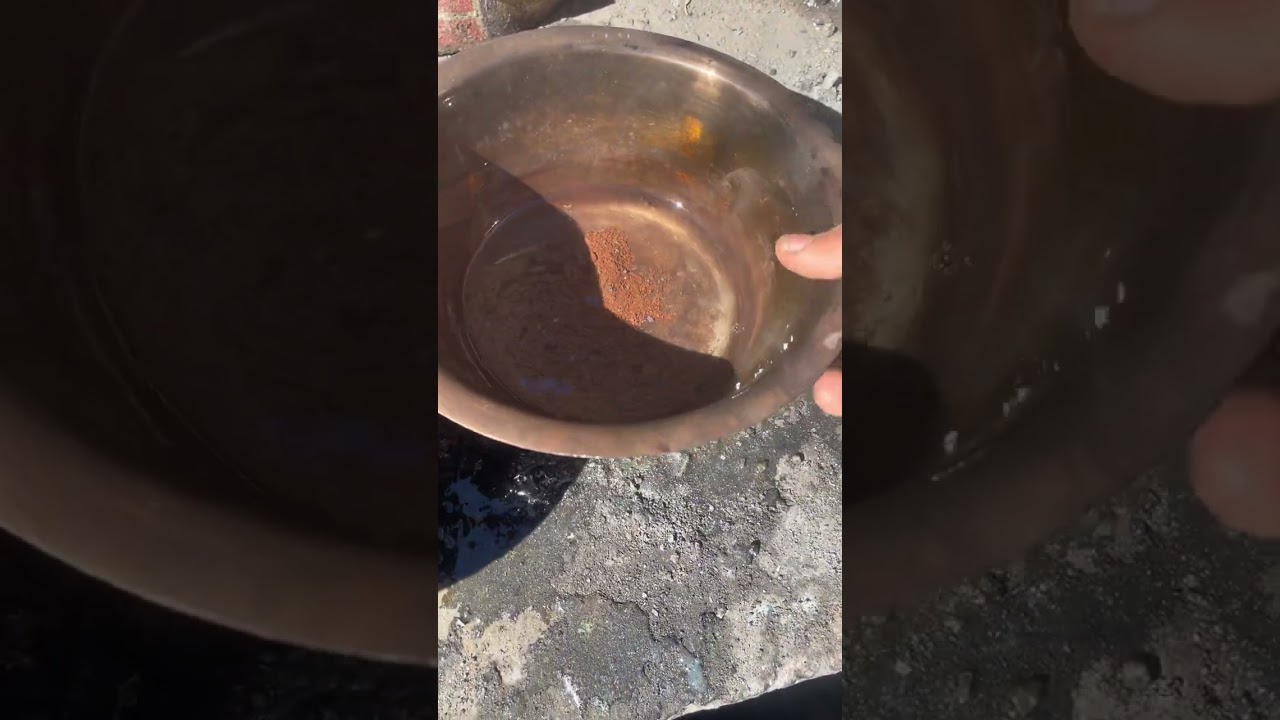 سبك واستخلاص الذهب من الفحم عيار 24 الجزء الثاني