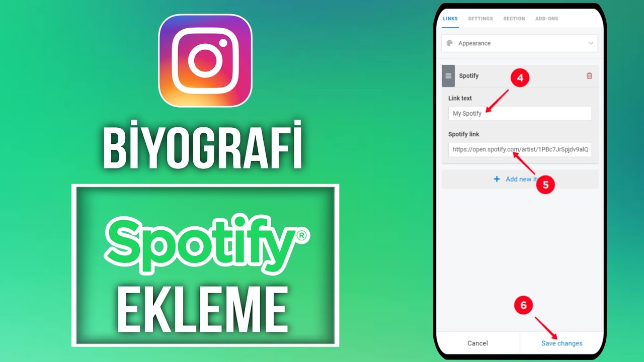 İnstagram Bioya Spotify Linki Koyma - Biyografiye Spotify Linki Ekleme ...