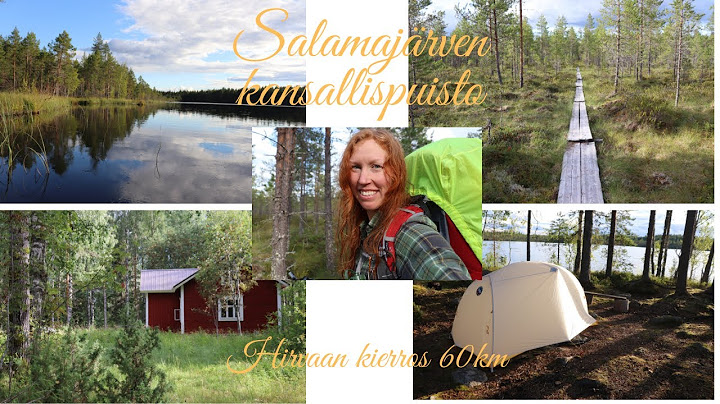 Salamajärven kansallispuisto. Neljä yötä, Hirvaankierros 60km.