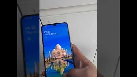 Samsung Galaxy A70 on screen Fingerprint and Face unlock