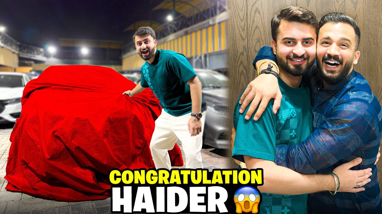 Finally Haider’s New Car Revealed😱Surprising Minsa with her Momo🐄