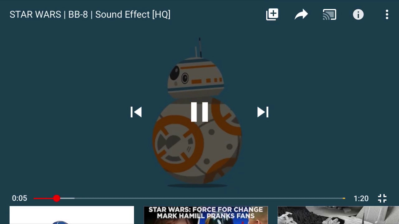 BB8 Sound 1 YouTube
