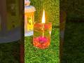 Cutest water candle DIY #diy #ytshorts